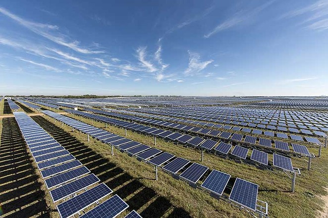 The 40 MW Alamo is one of several solar farms in the San Antonio area. - OCI SOLAR