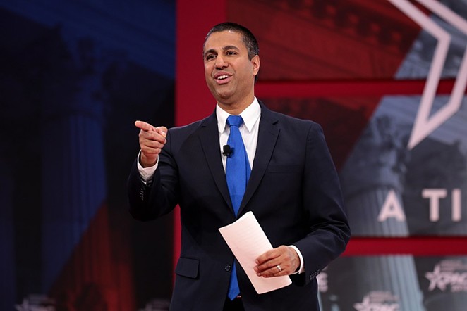 Trump-appointed FCC Chairman Ajit Pai led the vote to dismantle net neutrality rules. - Wikimedia Commons