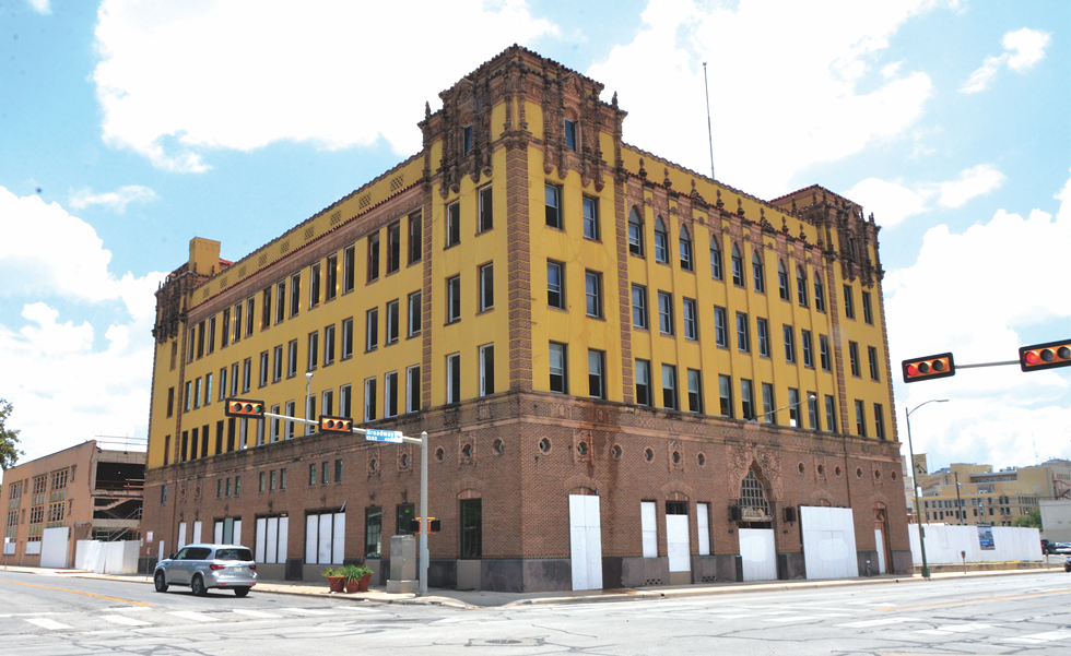 The San Antonio Light building once housed one of the city's daily newspapers. Now it's being gutted to make way for a tech firm. - CARLOS AGUILAR