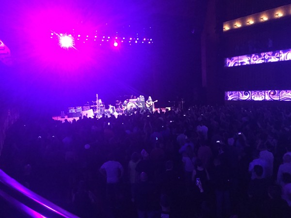 A view from the cheap seats. Violent Femmes tear up the Tobin Center. - MIKE KNOOP