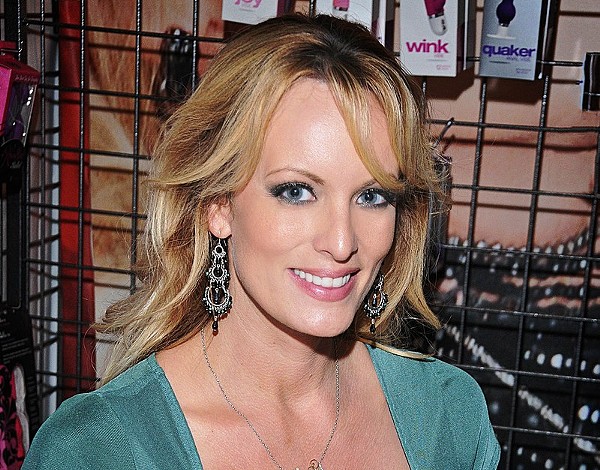 Porn star Stormy Daniels' new book describes the president's penis in graphic detail. - GLENN FRANCIS
