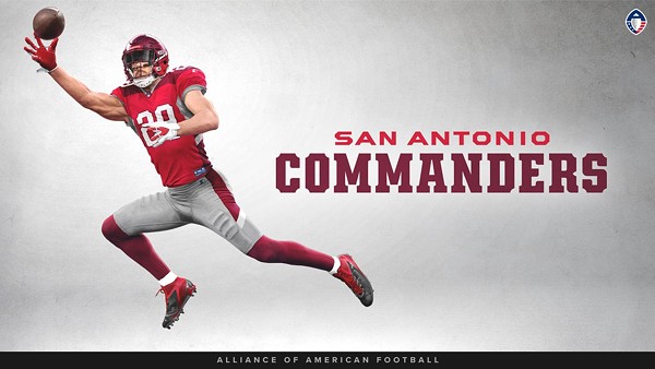 The San Antonio Commanders will be decked out in red and gray. - COURTESY PHOTO