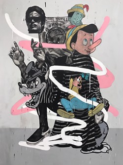 ARTWORK BY JAMES "SUPA" MEDRANO, ONE OF 30-PLUS S.A. ARTISTS FEATURED IN "CTRL+A"