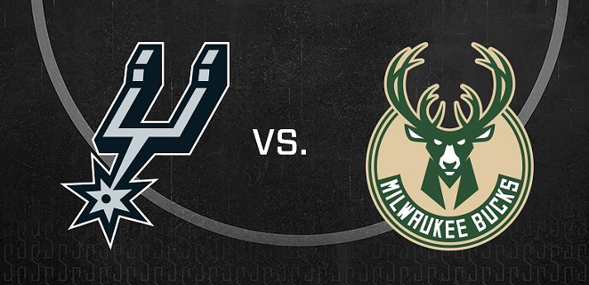 Spurs Take On the Milwaukee Bucks at AT&T Center