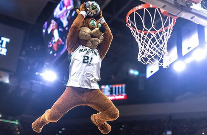 Spurs' Coyote Named the 'Most Terrifying Sports Mascot' in Texas