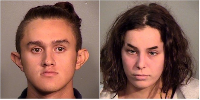 Andres Castañeda (left) and Gabriella Fritz (right) smile for the camera. - SAN ANTONIO POLICE DEPARTMENT