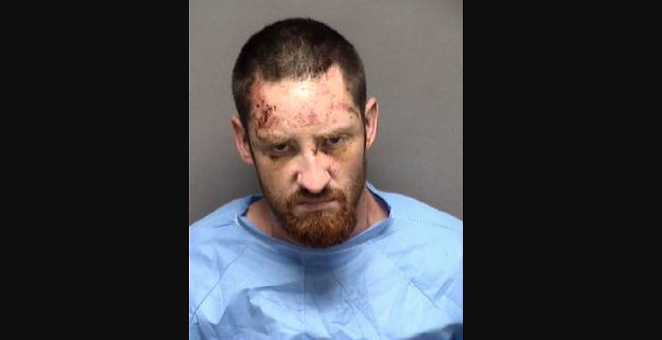 David Eifert in his mugshot following the pursuit - Bexar County Jail