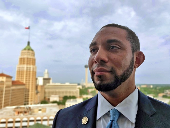 Bexar County Commissioner Tommy Calvert has been an outspoken critic of VisionQuest's plan to open migrant shelters here. - JADE ESTEBAN ESTRADA