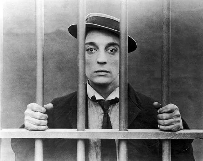 Buster Keaton in Cops - PUBLIC DOMAIN