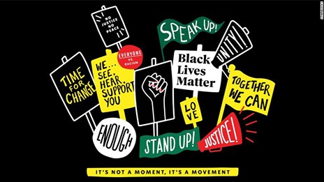 Starbucks' new Black Lives Matter t-shirt design. - Courtesy Starbucks