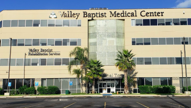Valley Baptiist Health System said its hospital in Brownsville is above100% capacity. - GOOGLE STREET VIEW
