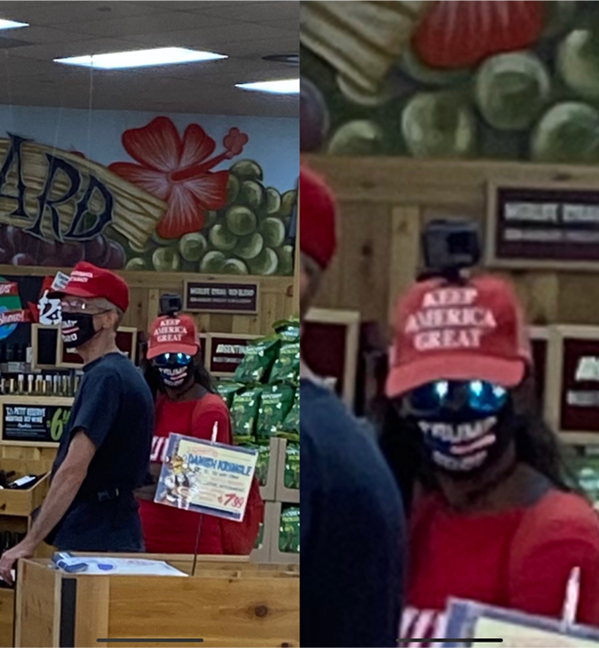 Twitter Ridicules MAGA-Bedecked Couple Spotted at North San Antonio Trader Joe's (2)