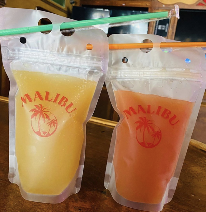 Calahan’s Pub is offering $5 Rum Punch and Blue Hawaiian cocktails to-go. - INSTAGRAM / CALAHANSPIZZA