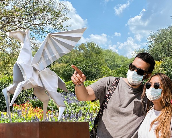 San Antonio Botanical Garden Debuts Origami-Themed Outdoor Sculpture Exhibition This Month (2)
