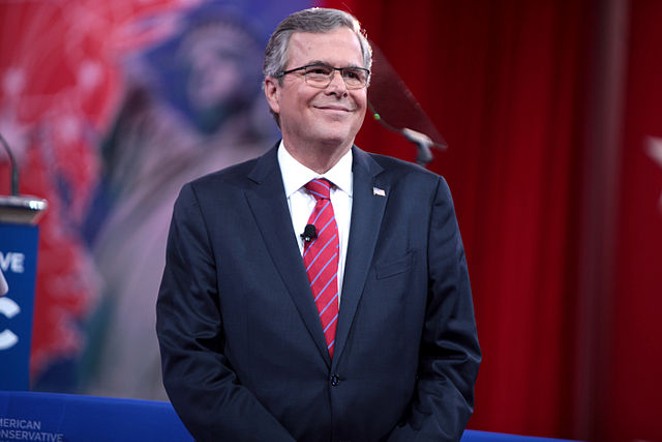 Former Florida Governor Jeb Bush will fundraise in Texas later this month for his presidential run. - VIA WIKIMEDIA COMMONS USER GAGE SKIDMORE