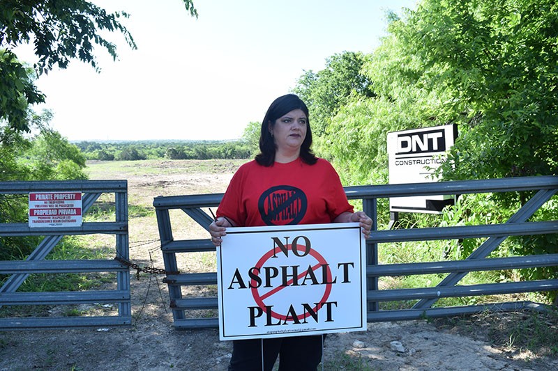 Jennifer McGovern says neighbors had no warning a new industrial plant is coming in. - Crystal Poenisch