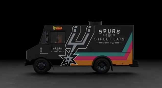 San Antonio Spurs food truck will take to the streets with throwback colors and chef-prepared eats
