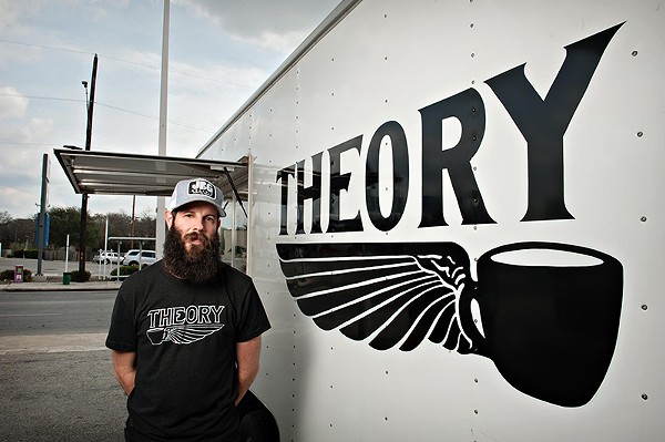 Theory Coffee owner Mark Vollmer. - SLEEPING OWL PHOTOGRAPHY