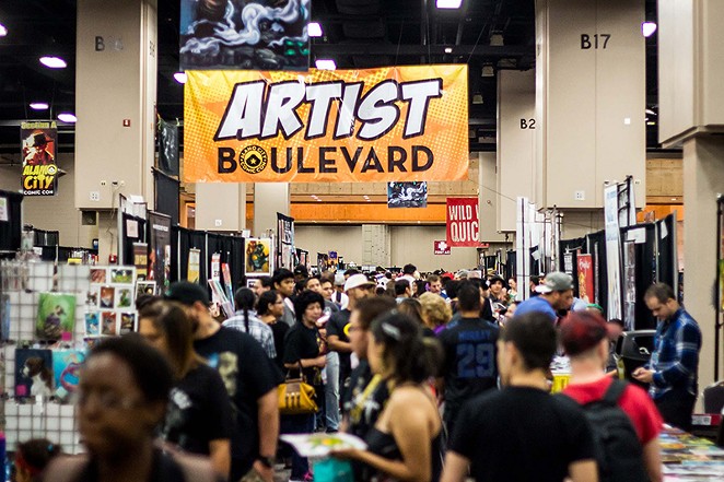 Artist Boulevard at the 2014 Alamo City Comic Con. - RICK CANFIELD