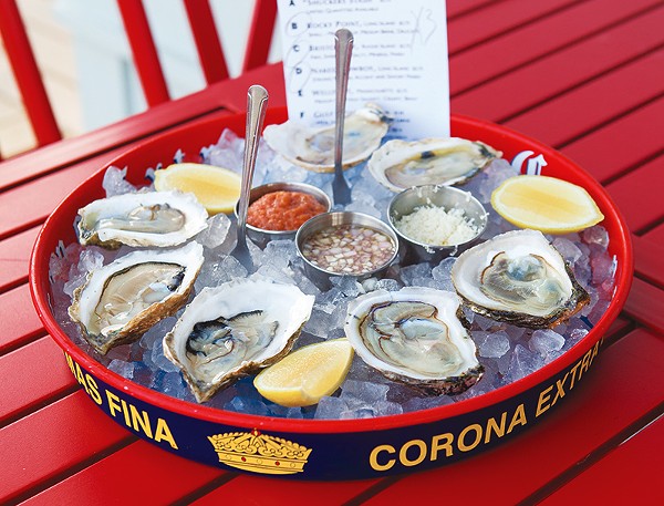 Shuck Shack's bivalve selection changes often, but always features something fresh. - DAN PAYTON