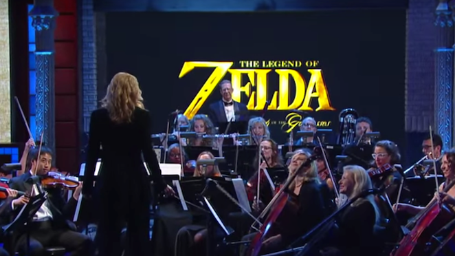 The Legend of Zelda: Symphony of the Goddesses performing on The Late Show with Stephen Colbert - VIA THE LATE SHOW