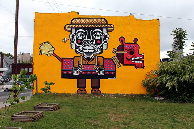 Mexican muralist Miguel Mejia (aka Neuzz) will paint a site-specific work for Luminaria. - COURTESY