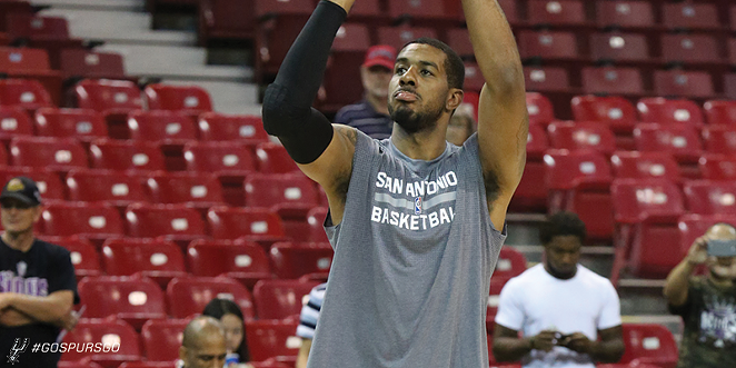 New Spurs addition LaMarcus Aldridge is a big reason to be pumped for this year's Spurs season. - SAN ANTONIO SPURS/FACEBOOK