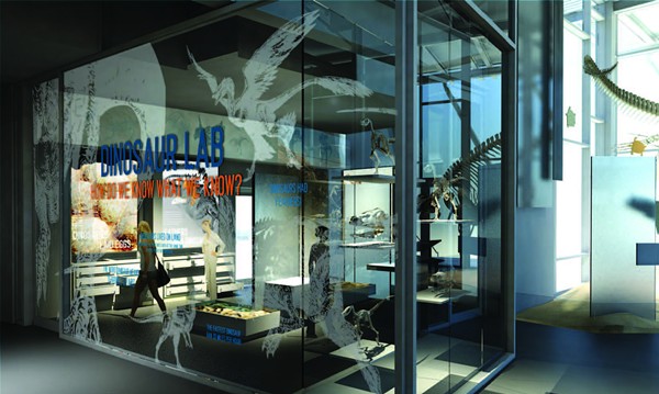 A rendering of the Witte's first-ever permanent Dinosaur gallery. - COURTESY
