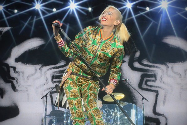 Gwen Stefani of No Doubt at the 2015 BottleRock Napa Valley Festival - via Facebook