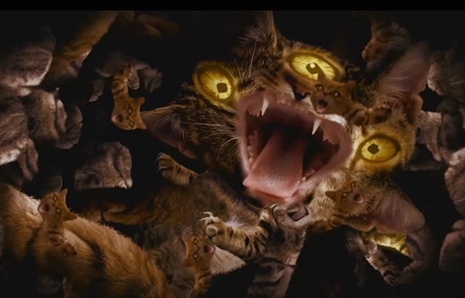 Seriously terrifying kitties - YOUTUBE
