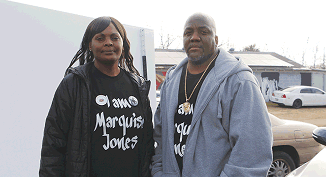Two years later, Cheryl Jones and Blake Lamkin still mourn the loss of their son Marquise Jones.