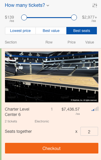 Only the finest, right? - StubHub