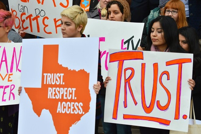 A new report shows how House Bill 2 has impacted women's access to abortion clinics. - NARAL PRO-CHOICE TEXAS/FACEBOOK