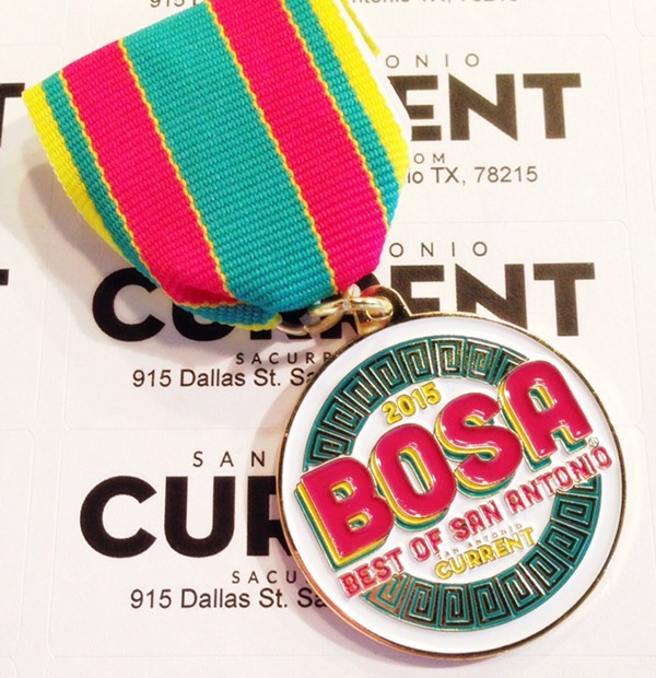 Will yours rival the Current's 2015 Best of San Antonio medal? - SAN ANTONIO CURRENT