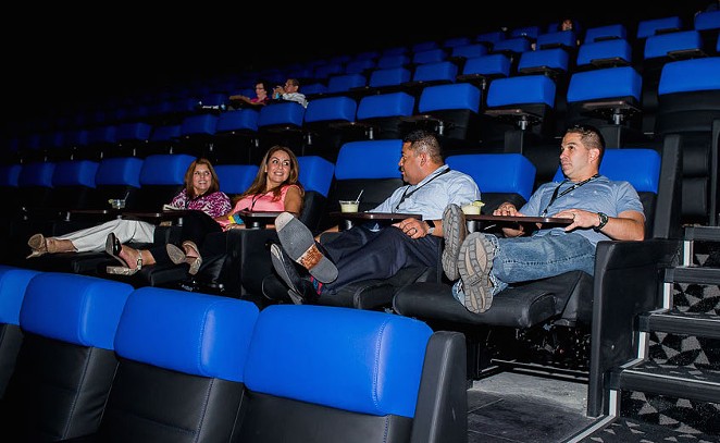 Kick back, relax and enjoy a flick at the new Santikos Casa Blanca Theater in Alamo Ranch on the city's northwest side. - COURTESY