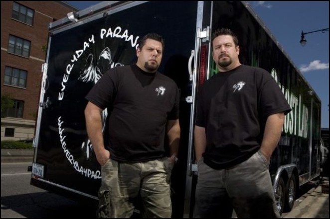 Brad and Barry Klinge of Discovery Channel's Ghost Lab. - Courtesy