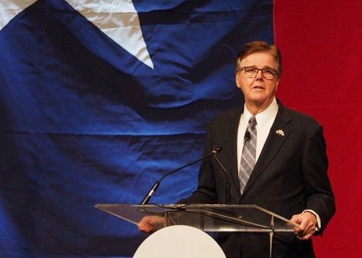 Lt. Gov. Dan Patrick led a vote to lower the "supermajority" threshold in the Texas Senate. - TWIITER / DANPATRICK