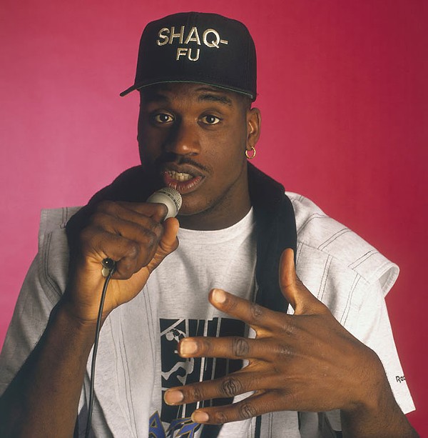 Shaq in a promo picture for his third album, You Can't Stop the Reign (1996) - Courtesy