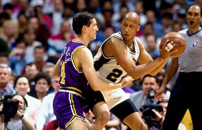 Lloyd Daniels played two seasons with the San Antonio Spurs, from 1992-1994. - NBA
