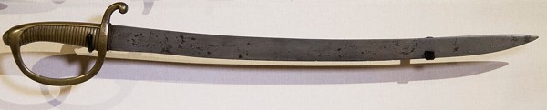 This is what the sword would have looked like. This piece dates to 1816. - Texas General Land Office