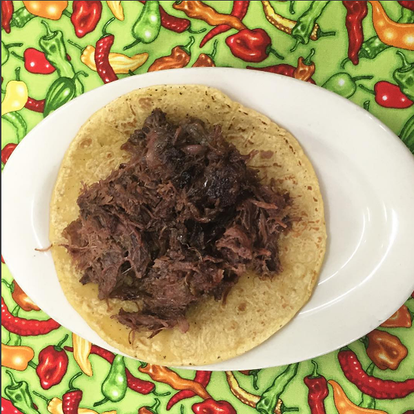 Barbacoa taco from La Bandera Molino - Kim Olsen