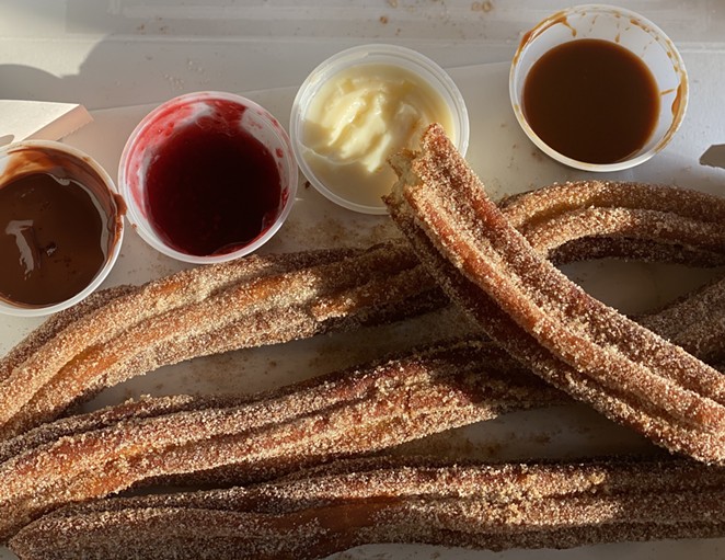 San Antonio shop I Love Churros offers a variety of dipping options. - Ron Bechtol