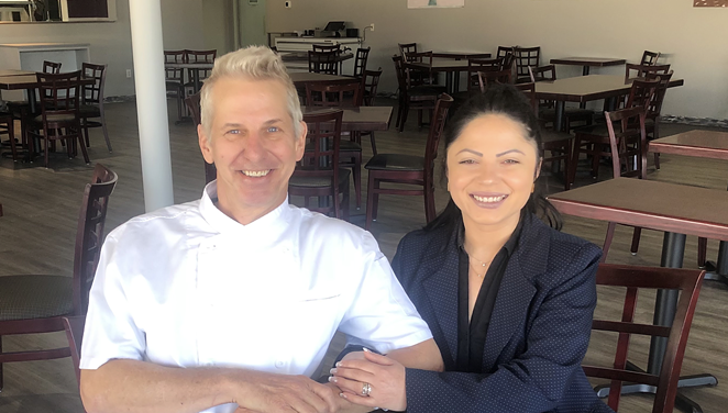 Chef Justin Ward, along with his wife Cristina, will open Glass and Plate Restaurant this spring. - COURTESY GLASS AND PLATE RESTAURANT