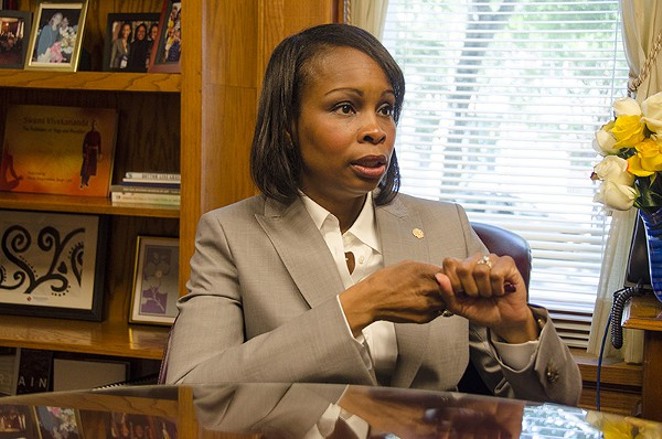 Mayor Ivy Taylor is one of the four city leaders in Central Texas who oppose the recently filed Texas Property Tax Reform and Relief Act. - Sara Luna Ellis