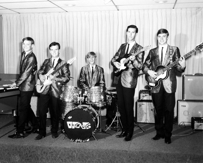 The Outcasts smile for the camera in a mid-’60s promotional photograph. - COURTESY OF SAM KINSEY TEEN CANTEEN COLLECTION