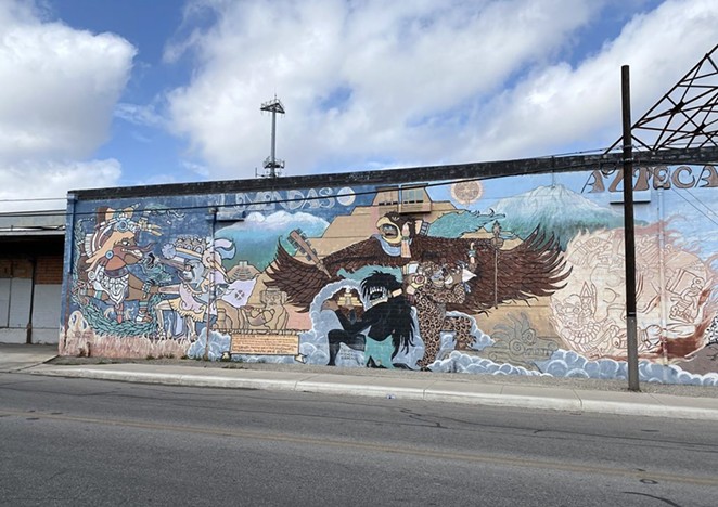SAY Sí’s new venue sits directly across from ‘Leyendas Aztecas,’ one of the dozens of West Side murals created by San Anto Cultural Arts.