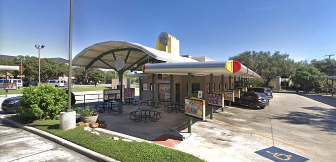 Two supervisors at this Sonic location have been arrested on indecency with a child charges. - Screen Capture / Google Maps