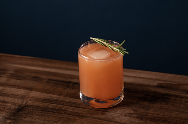 The 2020 winning cocktail featured a generous pour of Garrison Brothers bourbon touched with notes of fruit and rosemary. - COURTESY GARRISON BROTHERS
