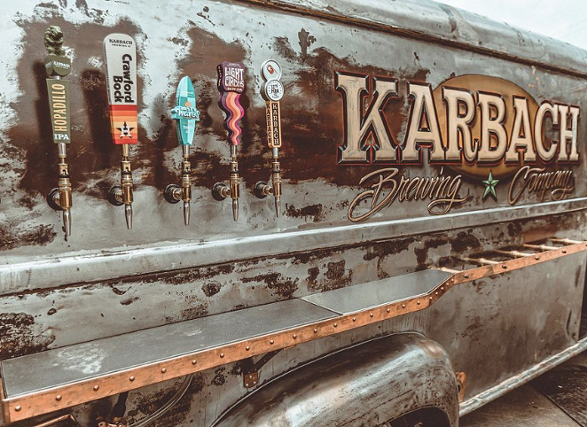 SA-based Cruising Kitchens has debuted a one-of-a-kind mobile taproom for Karbach Brewing. - Instagram / cruisingkitchens