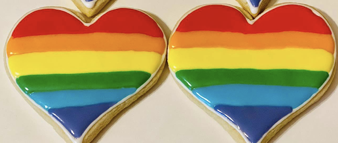 East Texas bakery Confections received hateful messages after posting on social media about its Pride Month cookies. - FACEBOOK / CONFECTIONS